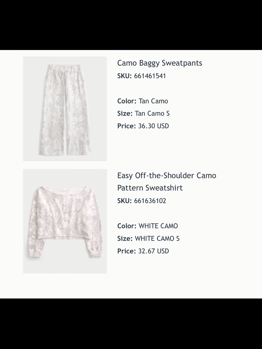 Neutral Beige Leaf Print Lounge Pants - Picture 2 of 2